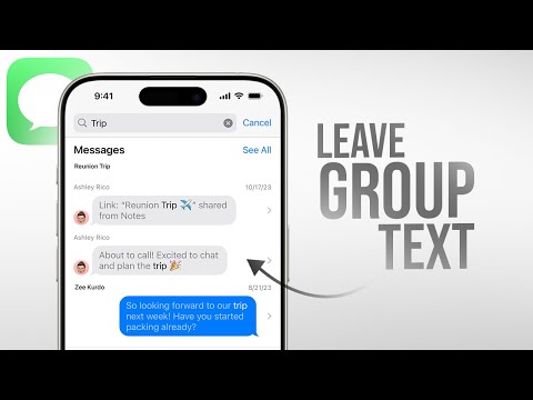 How Do I Leave a Group Text on iPhone (tutorial)
