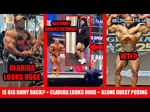 is Big Ramy Doing the Arnold Ohio? + Keone Pearson Guest Posing + Clarida Looks Huge ahead of Japan