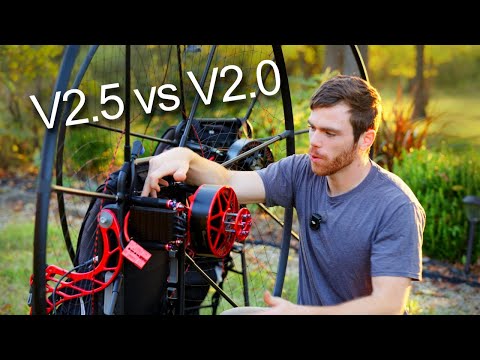 V2.5 vs V2.0 Electric Paramotor