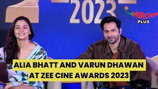 In conversation with Alia Bhatt and Varun Dhawan at Zee Cine Awards 2023