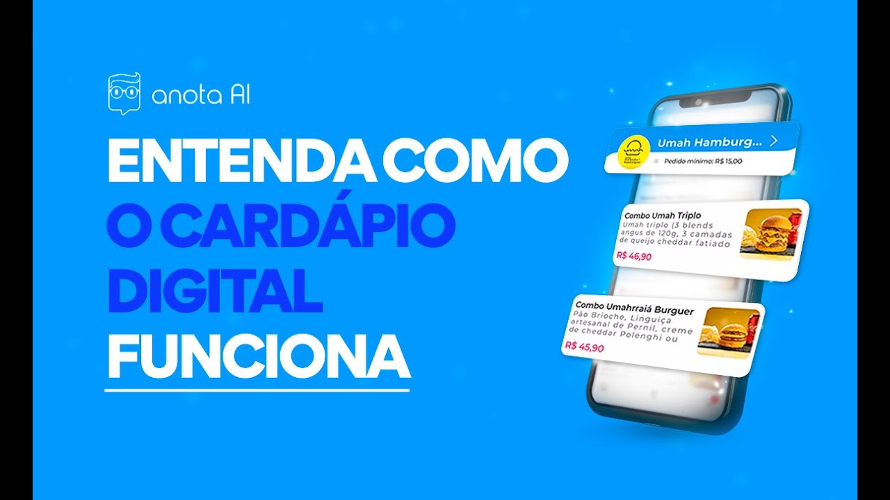 Veja como funciona o cardápio digital da Anota AI | Delivery via WhatsApp