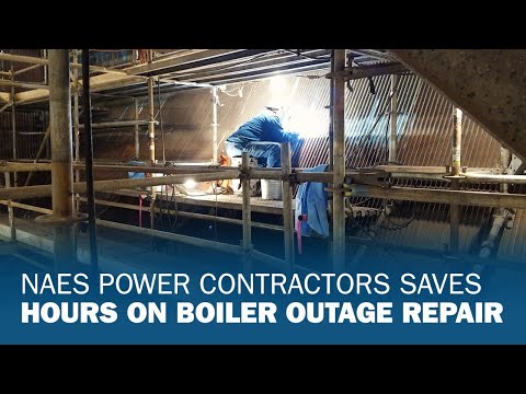 NAES Power Contractors Saves Hours on Boiler Outage Repair