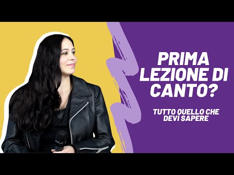 PRIMA LEZIONE DI CANTO: cose da sapere