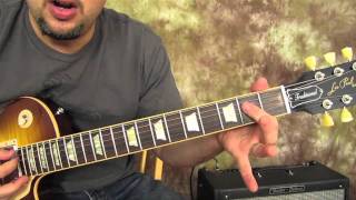 Kiss - Rock and Roll all Nite and Party Every Day - Rock Guitar Lesson - Les Paul