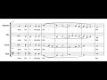 Calme des nuits (C. Saint-Saëns) Score Animation