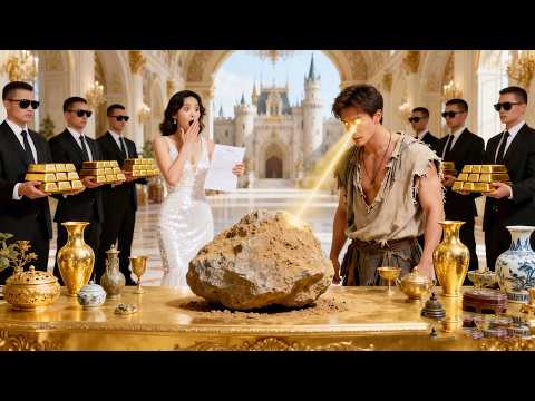 Poor boy awakened X-ray eyes, used broken stone to earn 5B for beauty CEO, fate changed!