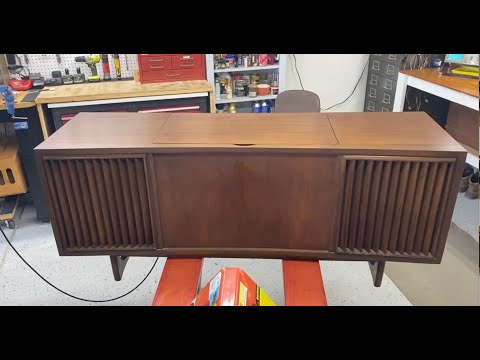 Restoring a 1966 RCA "Annapolis" Stereo Console with the RP-218 Record Player.