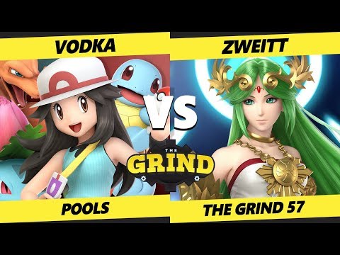 Smash Ultimate Tournament - Zweitt (Palutena, Pichu) Vs. Vodka (P. Trainer) The Grind 57 SSBU Pools