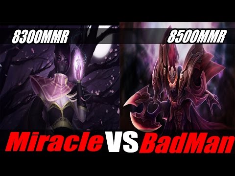 BadMan (Spectre) 8500MMR VS Miracle (Templar Assasin) 8300MMR