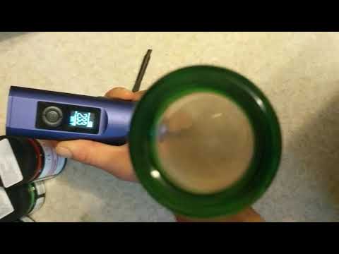 Solo ll with water pipe attachment demo - pacannabisreview@gmail.com