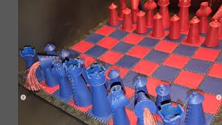 Finish the Chess Box, Show the Pieces, Show What I Received and Maybe Make a Tic-Tac-Toe Board