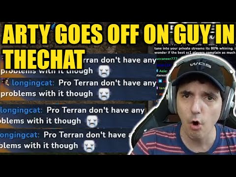 Guy In The Chat trolls Arty - Artosis Clips