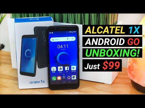 Alcatel 1x with Android Go - Unboxing & First Impressions!