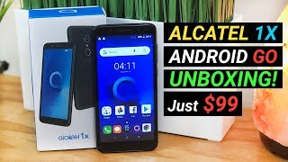 Alcatel 1x with Android Go - Unboxing & First Impressions!