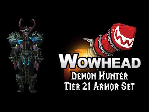 Demon Hunter Tier 21 Armor Set - Felreaper Vestments