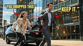 A Billionaire Dropped a Briefcase Full of Cash… What the Homeless Girl Did Next Changed Everything