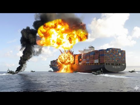 🛑  DEADLY MISTAKE: Pirates Ambush $500M US Cargo Ship — US Navy Strikes Back in Chaos!