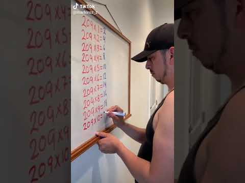 Cum sa înveți mai ușor tabla înmulțirii cu 209 🤓