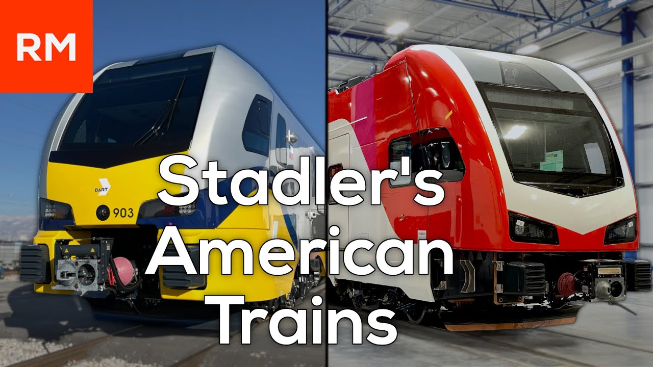 Watch video A Closer Look at Stadler’s New Trains for the US! Now A Closer Look at Stadler’s New Trains for the US!