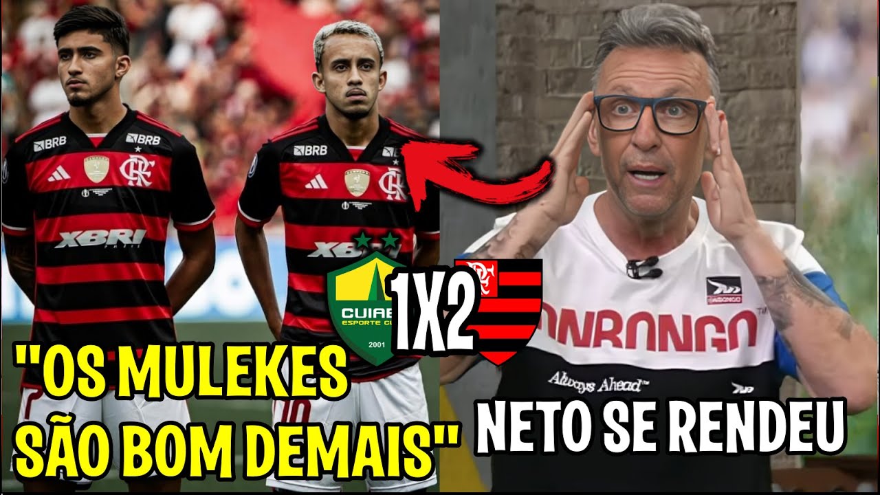 CRAQUE NETO FICOU EM CHOQUE COM OS CRIAS DO MENGÃO "ESSE MULEKES JOGAM DEMAIS" CUIABA 1X2 FLAMENGO