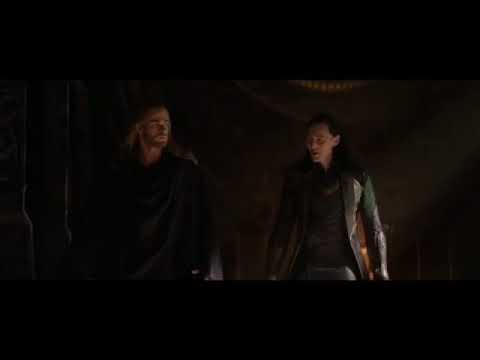 Loki changing look Asgard scene