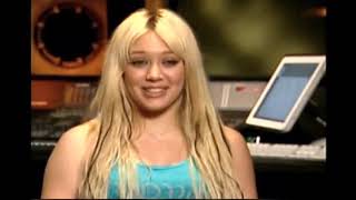 Hillary Duff Crash World Recording Session 21st November 2003 HQ