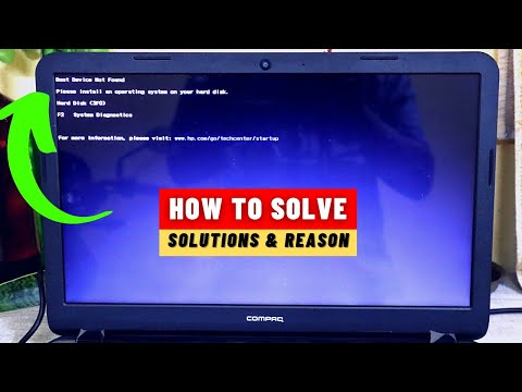 How To Fixed Hard Disk 3f0 Error | Boot Device Not Found On HP | Part 2 Solutions