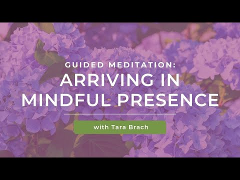 Short Guided Meditation: Arriving in Mindful Presence with Tara Brach