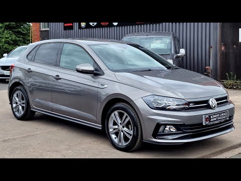2018 (68) Volkswagen Polo R-Line 1.0 TSi 5Dr in Limestone Grey. 23k Miles. 1 Owner. FVWSH. £15,000