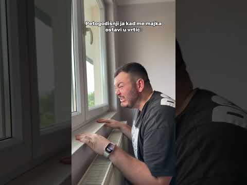 Kada te majka ostavi u vrtic