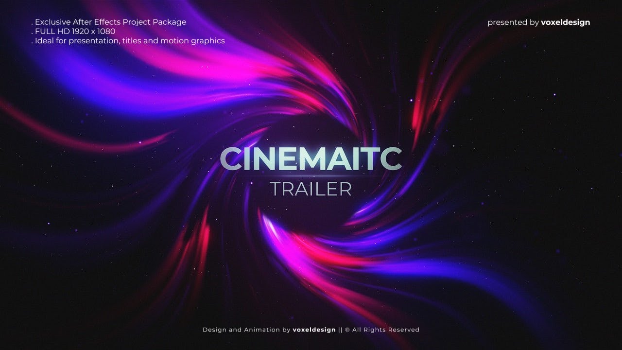 Cinematic Trailer - After Effects Templates
