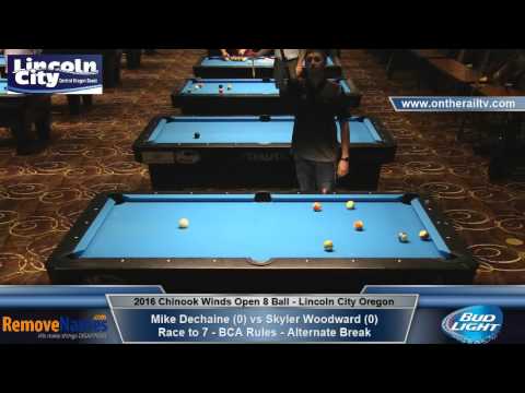 Mike Dechaine vs Skyler Woodward - 2016 CWO 8 Ball Championships
