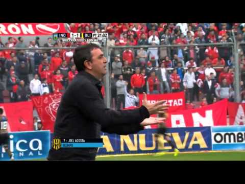 Gol de Acosta. Independiente 1 Olimpo 1. Fecha 16.Torneo Primera División 2015.FPT