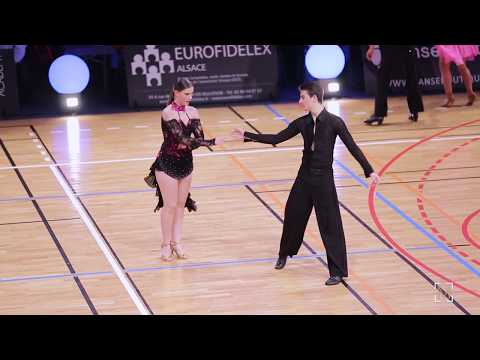 Adrien Petit-Jean Genat - Oxana Collette | FFD French Cup 2018 Mulhouse - Youth Latin - R1 J