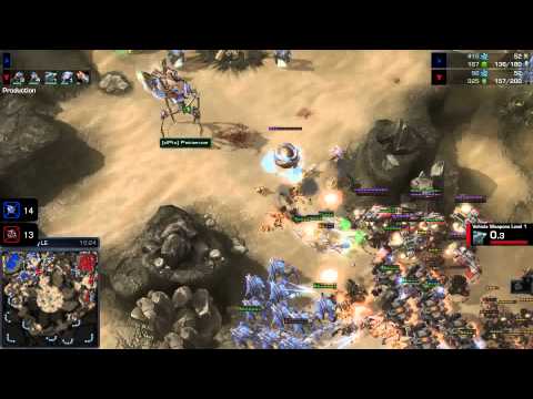 Starcraft II -- HOTS --  LiquidBunny (T) v  Patience (P) on Coda LE
