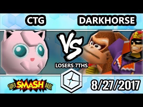 Shine 2017 Smash 64 - EMG | Darkhorse (C.Falcon, DK) vs CTG (Jigglypuff) - Super Smash Bros. L7