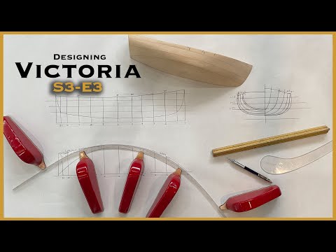 How to Design a Boat from a Half-Hull to the Line Drawing