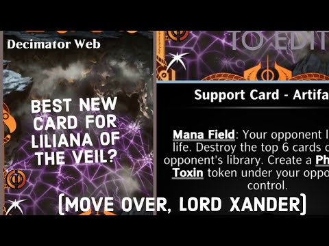 MTGPQ Showcase: Decimator Web w/ Liliana Of The Veil (New PvP Event: bottom node)