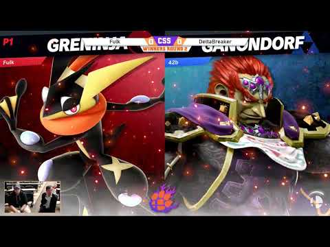 Clemson Smash Series 24 - Winners - Fulk (Greninja) vs. DeltaBreaker (Ganondorf) - SSBU
