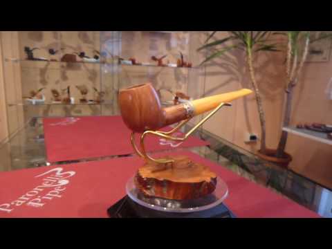 Pipa radica e ambra apple anno 1950 - www.paronellipipe.it