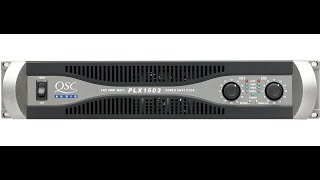 Video thumbnail for QSC PLX1602 reparada by C-LAB'S ELECTRÓNICA Ivan Castañeda