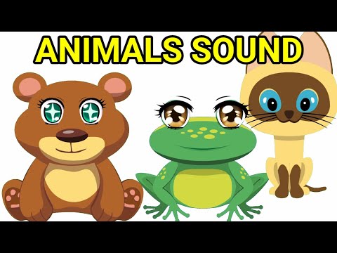 animals names and sounds for kids video compilation| learn animal name for children & toddlers