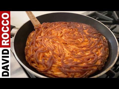 HOW TO MAKE: Frittata di Pasta or Pizza Pasta | David Rocco's Recipes