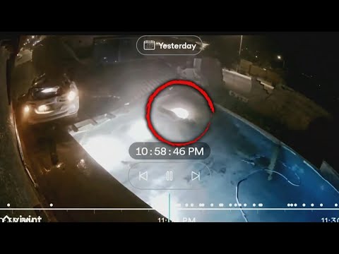 Driver Crashes Car And Lands In Backyard Pool