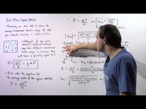 Root Mean Square Velocity