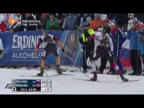 13.12.2014 Biathlon Hochfilzen Relay/Staffel Herren Winner Russia(full)