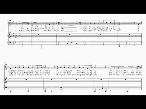 I saw a star up high