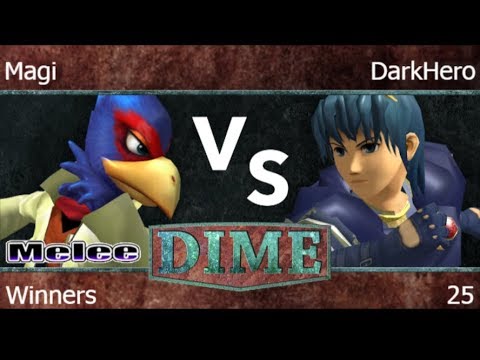 DIME 25 - Magi (Falco) vs DarkHero (Marth) Winners - Melee