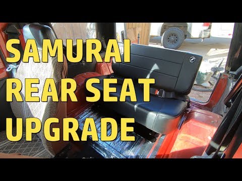 Samurai rear seat - Corbeau with Low Range Off Road Bracket