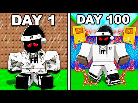 I Survived 100 Days As A YOUTUBER in Escape Tsunami...
